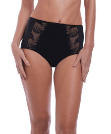 Invisibles : High waisted briefs with opaque back