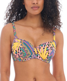 Bikini Tops : Underwired bikini top sweetheart design