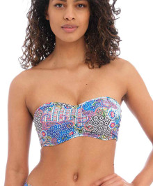 Bikini Tops : Bandeau swimming bikini top mutliway straps
