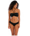Haut de maillot de bain bandeau à armatures Jewel Cove plain black Freya swim AS7233 PLK 1