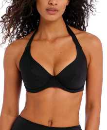SWIMMING SUITS : Halter swimming bra bikini top with wires