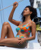 Haut de maillot de bain grandes tailles décolleté plongeant Aloha coast Zest Freya swim AS205213 ZET