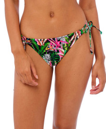 Bikini swim briefs with ties on the side