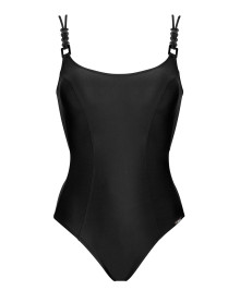 SWIMWEAR : One piece body shaping swimsuit no wires Core col. black
