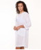Tunique robe de plage blanche en coton col tunisien Lingadore Lingadore Bain LBA 7225 01 2