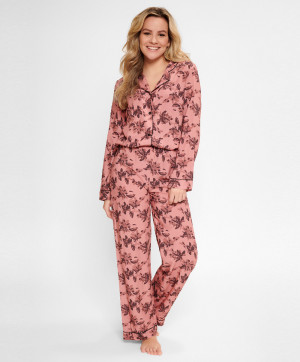 Ensemble pyjama en viscose Lingadore Lingadore nightwear 5604 13 FLEU face