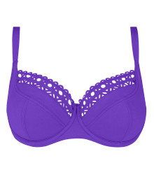 SWIMMING SUITS : Underwired plus size demi cup bra