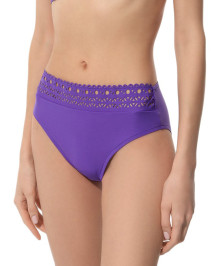 High waisted swimming briefs