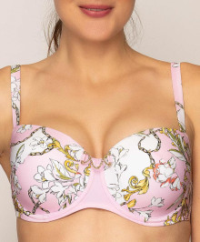 Bikini Tops : Plus size swim bra with molded cups