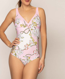 One piece swimsuit with open back
