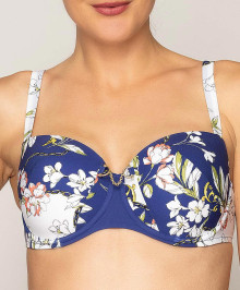 SWIMMING SUITS : Plus size swim bra with molded cups