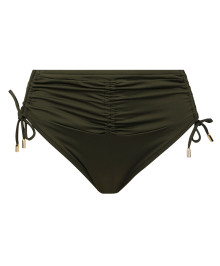 Bikini Bottoms : Swimming briefs with high waist