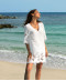 Tunique de plage en coton Lise Charmel bain Envolée Tropicale lumière  ASB4473 BL 1
