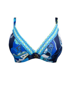 Maillot de bain triangle avec armatures Lise Charmel bain Soleil floral Bleu ABB2546 BF