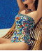 Maillot de bain 1 pièce bustier gainant sans armatures Eda Nuria Ferrer Swimwear & Beachwear NF 9277 UNIC