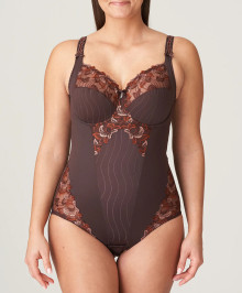 Body, Caraco : Bodysuit with full cups shaping