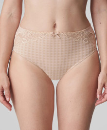 PANTIES & THONGS : High-waisted full briefs w. lace