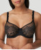 Soutien gorge moulé emboitant grande taille en dentelle PrimaDonna Madison noir 0262127 ZWA