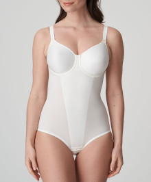 SHAPEWEAR, SLIMMING LINGERIE : Bodysuit with smooth moulded cups underwired invisible