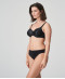 Soutien gorge bonnets moulés lisses à armatures invisible PrimaDonna Satin noir 0161330 ZWA 5