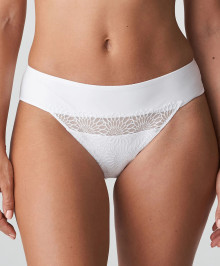 Tanga briefs with embroideries
