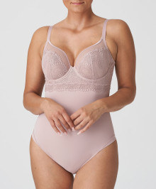 LINGERIE : Bodysuit with embroideries