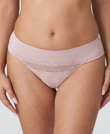 LINGERIE : Tanga briefs with embroideries