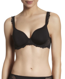 Underwired full cup shaped bra