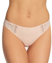 Invisibles : Lace briefs with opaque back