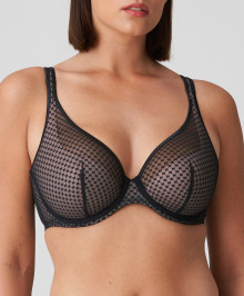 LINGERIE : Plunge underwired moulded bra 