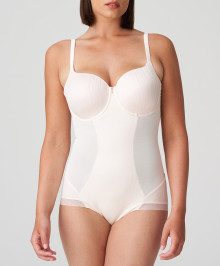 Bodysuit with padded cups light shaping