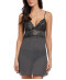 Nuisette sexy Wacoal Lace Perfection charcoal gris anthracite WE135009 CHL