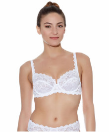 Full Coverage, Underwire : Full cup bra with wires