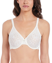 LINGERIE : Lace moulded bra with wires