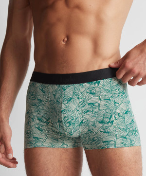 Boxer Aubade Green Palm Underwear Aubade Men XB78T/GREP