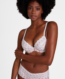 LINGERIE : Push-up bra with removable cookies