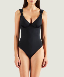 One-piece Swimsuit and Slimming : One piece swimsuit underwired