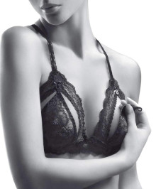 Wire-free, Soft Cups : Soutien-gorge Triangle Open-up