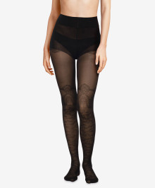 STOCKINGS & TIGHTS : Tights Dentelle Pétales 20D