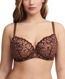 Full coverage bra with wires + size