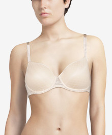LINGERIE : Moulded bra with memory foam cups 