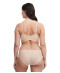 Soutien gorge moulé enveloppant apex haute Chantelle Norah beige doré C13F60 01N 5