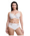 Soutien gorge armatures très enveloppant grande taille Chantelle Graphic Support blanc C21S10 010 3