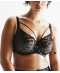 Soutien gorge armatures très enveloppant grande taille Chantelle Graphic Support noir C21S10 011 5