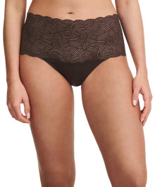 BRIEFS, THONGS & SHORTIES : Hi cut briefs with lace