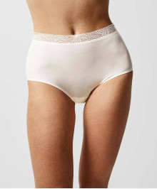 PANTIES & THONGS : Briefs high cut with lace