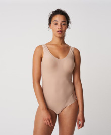 Body, Caraco : Padded bodysuit with snap buttons