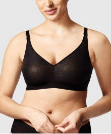 LINGERIE : Soft bra wire free plus size