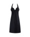 Robe de plage tour de cou Lise Charmel bain Ajourage Couture noir packshot face 10