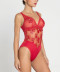 Body sexy prêt à porter Lise Charmel Glamour Couture rouge ALH5207 GD 6